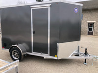 2024 Enbeck Aluminum 6x10ft SA Enclosed Trailer