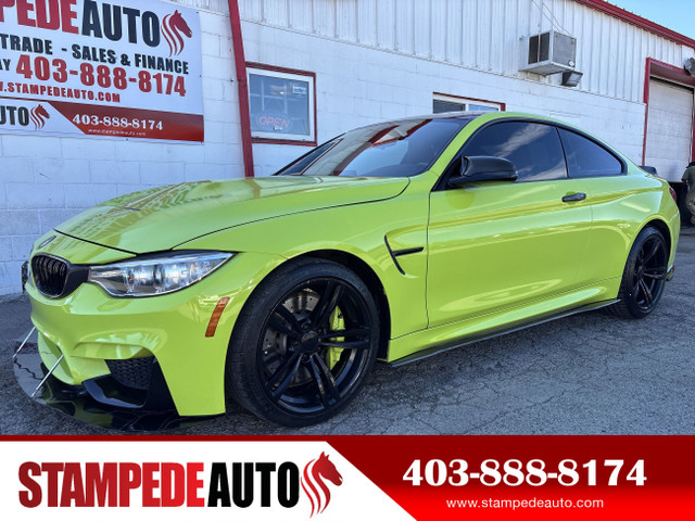 2015 BMW M4 LIME GREEN WRAP | RWD | LOTS OF MODS | TWIN TURBO 3. in Cars & Trucks in Calgary