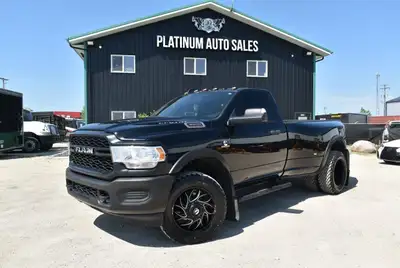 2021 RAM 3500 Tradesman Regular Cab Dually – 6.7L Cummins Powerhouse! CLEAN CARFAX | 20” FUEL RIMS |...