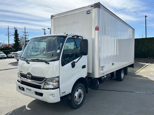  2019 Hino 195 with 20' Collins box and Waltco gate, lease fr in Heavy Trucks in Delta/Surrey/Langley