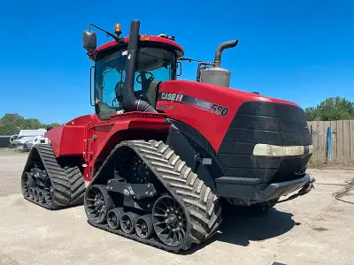 2015 CASE IH 580 STEIGER QUADTRAC TRACTOR 12 MONTH INTEREST WAIVER STOCK #A062426 580 ENGINE HP 4WD...