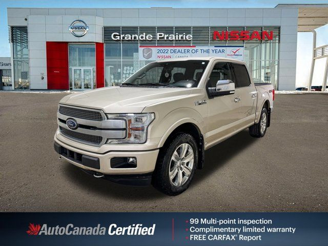 2018 Ford F-150 Platinum | One Owner | Leather | Sunroof in Cars & Trucks in Grande Prairie