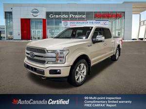 2018 Ford F 150 Platinum | One Owner | Leather | Sunroof