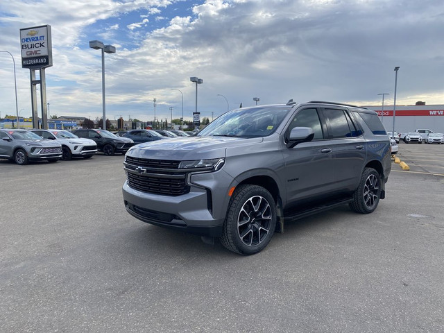 2021 Chevrolet CHEVY TAHOE RST; 5.3L V8 4WD; SUNROOF LEATHER in Cars & Trucks in Red Deer - Image 2