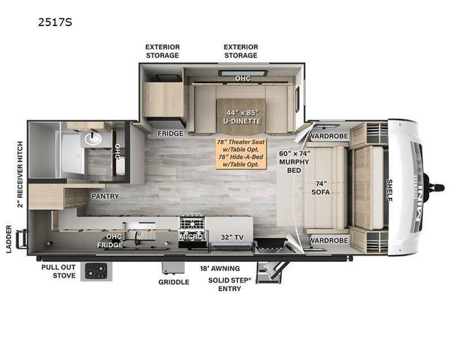 2024 Forest River RV Rockwood Mini Lite 2517S in Travel Trailers & Campers in Red Deer - Image 2
