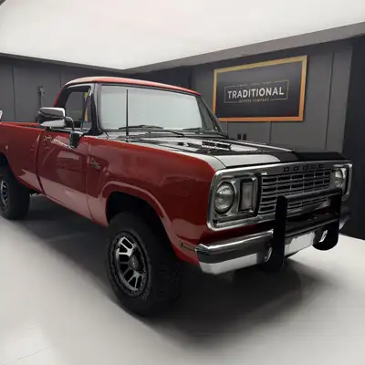 Check out this 1977 Dodge Power Wagon. This truck has just completed a nut and bolt full restoration...