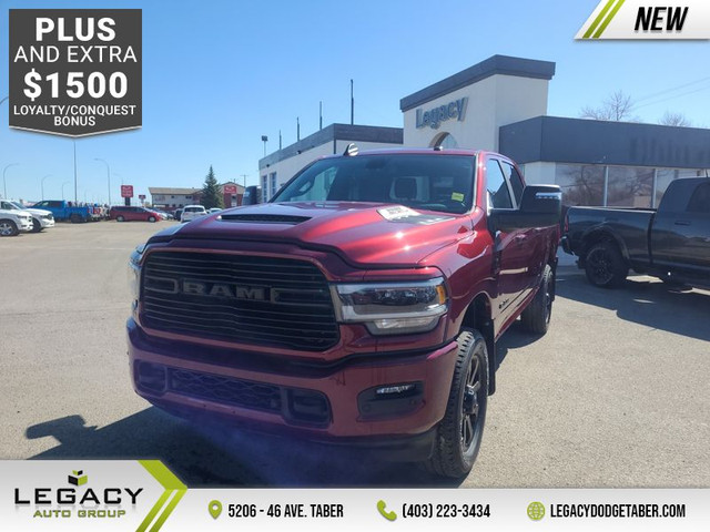 2024 Ram 3500 Laramie - Leather Seats - Night Edition in Cars & Trucks in Lethbridge