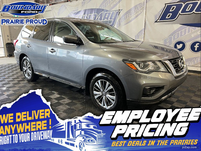2018 Nissan Pathfinder S 3.5 V6 | TOW PKG | 7 PASSENGERS | REMOT in Cars & Trucks in Lloydminster