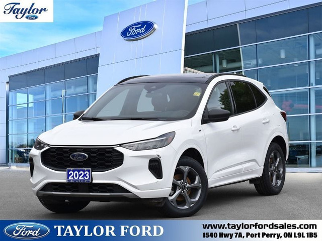 2023 Ford Escape ST-Line ST LINE IN BRIGHT WHITE DOES IT GET ANY in Cars & Trucks in Kawartha Lakes