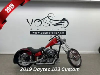 -No Payments for 1 Year The 2019 Daytec 103 is a custom motorcycle that blends unique design with po...