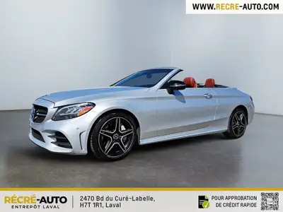 CONVERTIBLE TOIT SOUPLE MAGS AMG PACKAGE CUIR ROUGE ACCÈS ET DÉMARRAGE SANS CLÉ NAVIGATION COMMANDES...