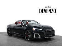 VENDU!!! 2024 Audi S5 Cabriolet Progressiv 3.0 TFSI Quattro, Black Metallic on Magma Red Fine Nappa... (image 1)