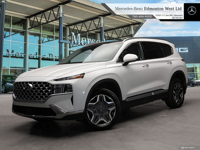 2023 Hyundai Santa Fe Hybrid Luxury AWD - Low Kms - Remaining Ma in Cars & Trucks in Edmonton