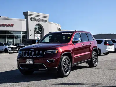 2018 Jeep Grand Cherokee 4D Sport Utility Limited Velvet Red Pearlcoat **ONE OWNER**, No Accidents,...