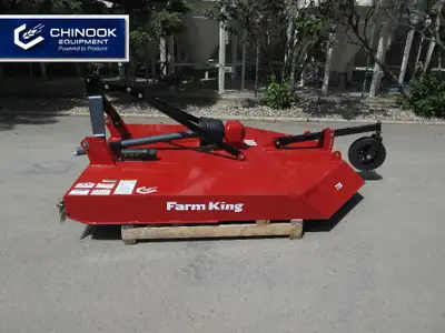 The 2023 Farm King 84in. Rotary Cutter is a heavy-duty compact attachment built for efficient mowing...