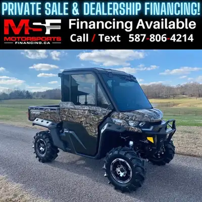 FINANCE ANYTHING IN CANADA PRIVATE SALE & DEALERSHIP FINANCING CALL / TEXT 587-806-4214 APPLY NOW @...