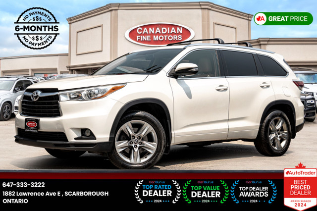 2016 Toyota Highlander AWD LIMITED | 7 PASS | LEATHER SEATS | SU in Cars & Trucks in City of Toronto