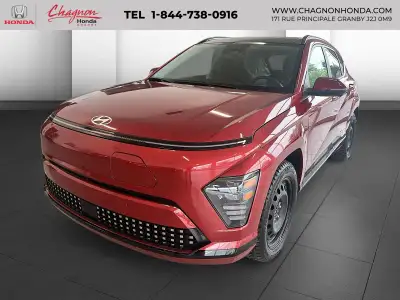 ***HYUNDAI KONA ÉLECTRIQUE ULTIMATE 2024, 100% ÉLECTRIQUE, VERSION LA PLUS ÉQUIPÉE, INTÉRIEUR EN CUI...