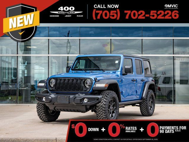 2025 Jeep Wrangler Willys in Cars & Trucks in Barrie