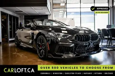 Experience power and luxury in this brand-new 617 hp convertible with only 90 km. Featuring the M Ca...