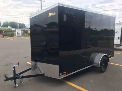 Miska Hero Economy 6'x10' Single Axle Enclosed Cargo Trailer - Perfect companion for various hauling...