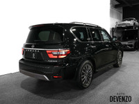 VENDU!!! 2023 Nissan Armada Platinum, Super Black on Black Quilted Leather, Rear Captain Chairs, Ful... (image 3)