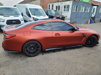 NOT A WRAP THIS IS REAL INDIVIDUAL COLOR RR BLK M FORGED Z02 - FROZEN ORANGE 6 SPEED MANUAL ULTIMATE... (image 3)