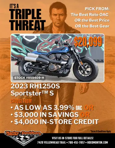 Talk to us about financing, we've got options! This is a new, untitled, 2023 Sportster S. 2023 Harle...