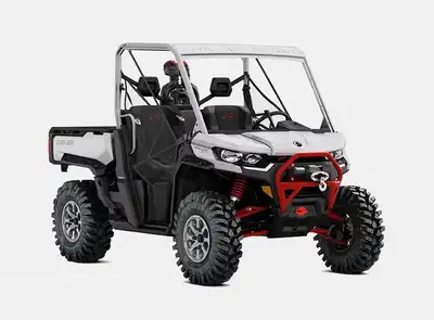 2025 CAN-AM DEFENDER XMR HD10 SIDE BY SIDE STOCK #A110908 82HP ROTAX ENGINE PRO-TORQ CVT TRANSMISSIO...