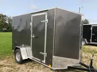 5x10 Enclosed V nose trailer