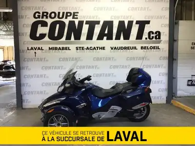 ROADSTER Can-Am SPYDER RT-S SE5 BLEU 2011: Numéro d'inventaire: U60970 Consultez l'inventaire comple...
