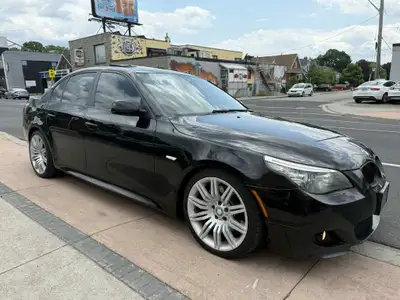 2008 BMW 550i M SPORT PKG 4.8L 8 CYLINDER RWD N 62 ENGINE WITH 360 HP 185,000KM NO ACCIDENT CARFAX A...