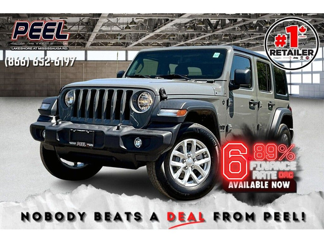 2023 Jeep Wrangler SportS 4Dr | Cold Weather | NAV Alpine | Tow  in Cars & Trucks in Mississauga / Peel Region