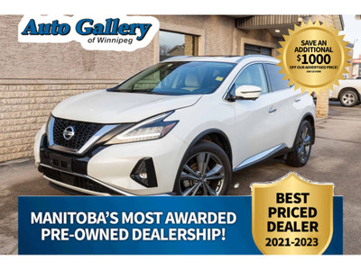  2020 Nissan Murano PLATINUM AWD, PAN ROOF, SAFETY SUITE, NAV, L