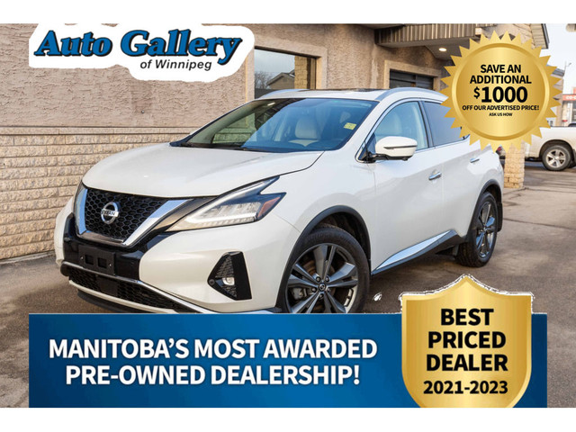  2020 Nissan Murano PLATINUM AWD, PAN ROOF, SAFETY SUITE, NAV, L in Cars & Trucks in Winnipeg