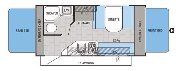 2016 Jayco Jay Feather SLX 16XRB in Travel Trailers & Campers in Oshawa / Durham Region - Image 2