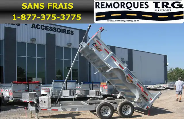 2025 N&N Dompeurs 6X12 ou 7X12 in Cargo & Utility Trailers in City of Montréal - Image 3