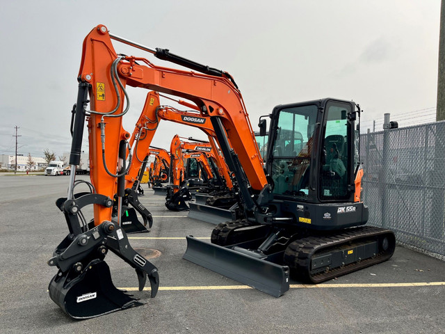 2024 DEVELON DX55R-7 Mini Excavator in Heavy Equipment in Dartmouth - Image 2