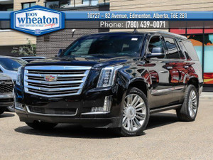 2019 Cadillac Escalade Platinum Leather Heated and Vented Seats Heated Steering Sunroof Blu Ray Adaptive Cruise