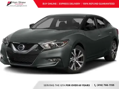 Gun Metallic 2016 Nissan Maxima SV FWD CVT with Xtronic 3.5L V6 DOHC 24VVehicle sold AS-IS. The moto...