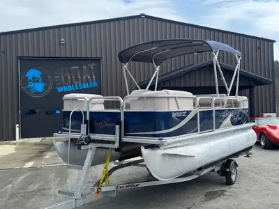 JUST CAME IN! 2013 18' SUNCHASER PONTOON IN EXCELLENT CONDITION INSIDE AND OUT POWERED BY A 25HP MER...