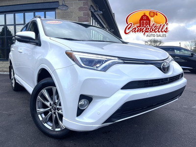 2018 Toyota RAV4 Limited - Sunroof! Heated Seats! Backup Cam!