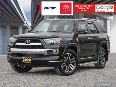 2020 Toyota 4Runner SR5 Limited 4WD / Leather Bucket Seats / 17"