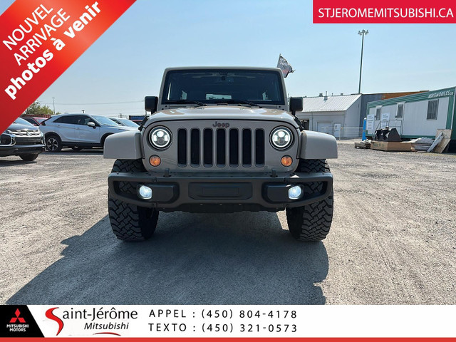 2016 Jeep Wrangler Unlimited 4WD 4DR 75TH ANNIVERSARY  MAGS  BLU in Cars & Trucks in Laurentides - Image 2