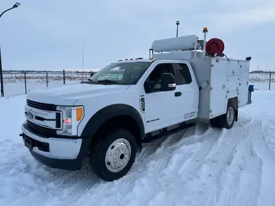 2017 Ford F550 Extended Cab 4x4 Utility Service Truck + 6.7L PowerStroke Diesel + 4x4 W/ AutoMatic T...