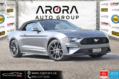 2022 Ford Mustang ECOBOOST CONVERTABLE/ NO ACCIDENT/ LEATHER/ NA