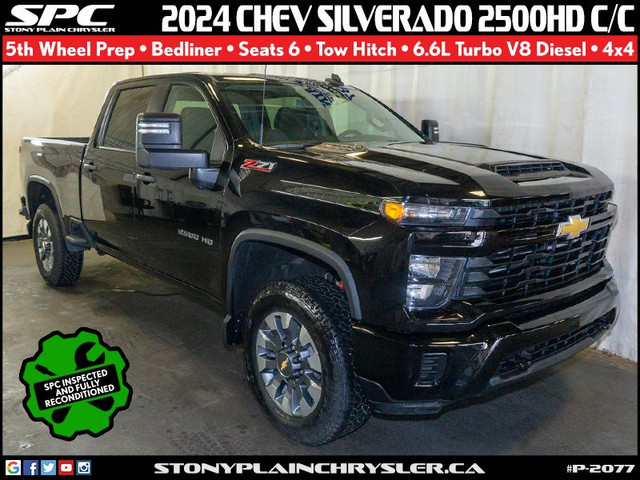 2024 Chevrolet Silverado 2500HD 4WD Crew Cab Standard Box Custom in Cars & Trucks in St. Albert