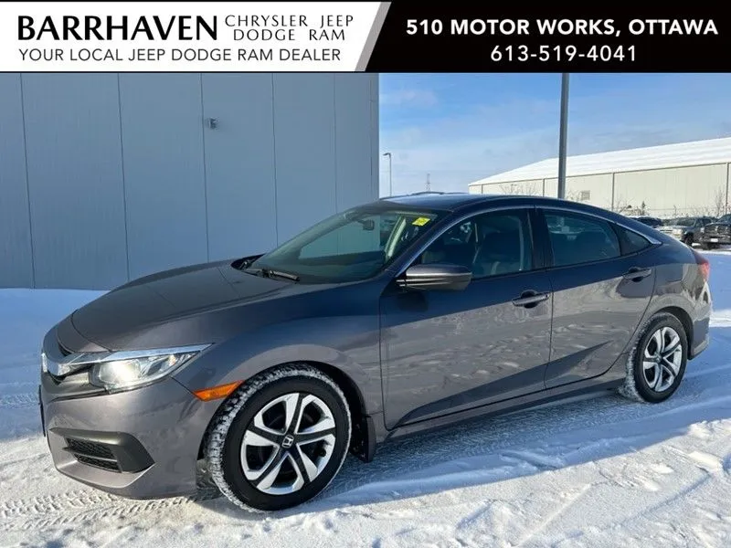 2018 Honda Civic LX Manual | WINTER TIRES ON RIMS INCLUDED