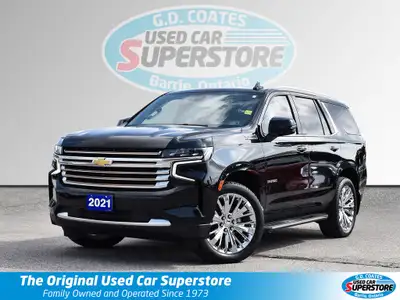 Roll Like Royalty in the 2021 Chevrolet Tahoe High Country 4x4 at G.D Coates Superstore! Your Throne...