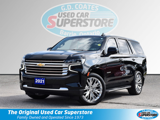 2021 Chevrolet Tahoe High Country 4x4 ~Nav ~Leather ~Camera ~BOS in Cars & Trucks in Barrie